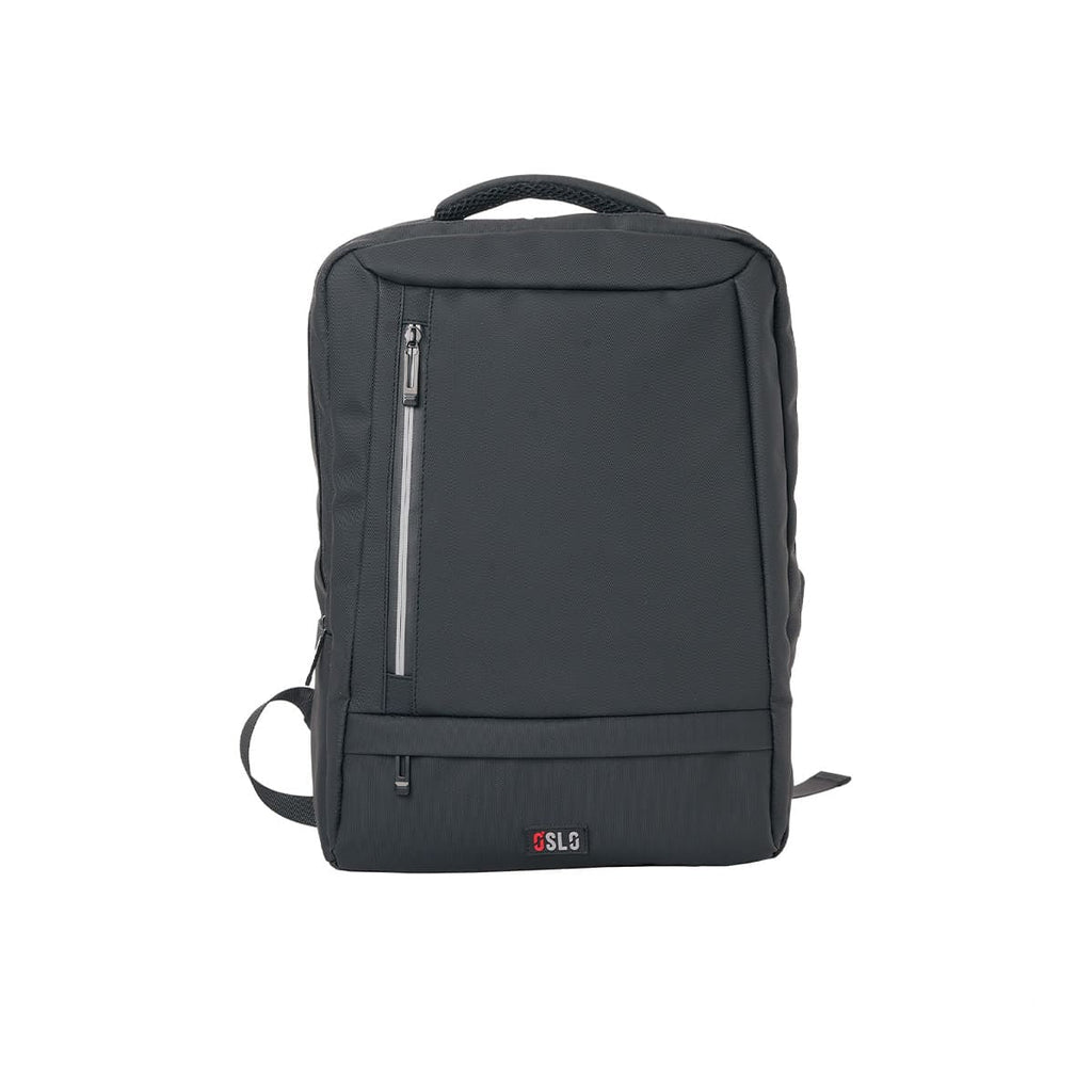 Mochila Oslo USB compartimiento múltiple frente