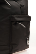 Mochila Renata Roll Top Black Bolsillo