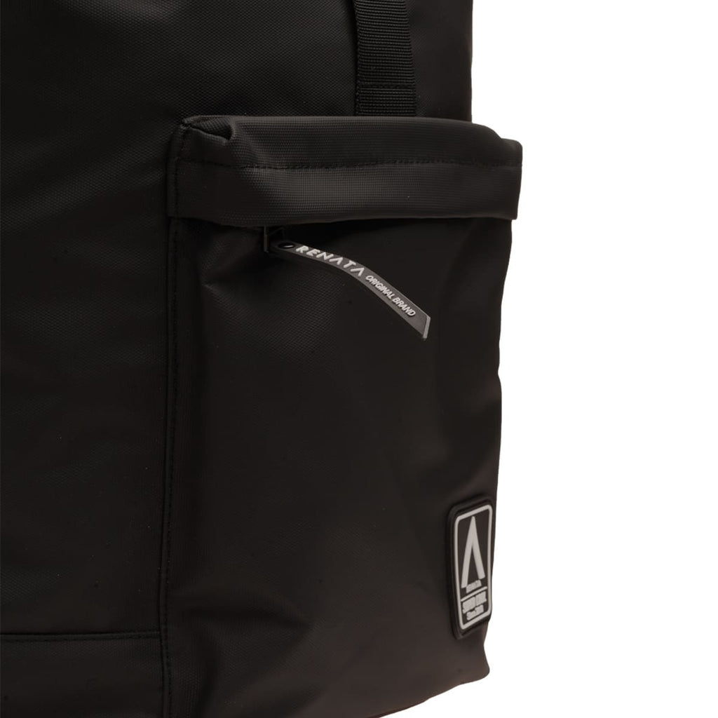 Mochila Renata Roll Top Black Detalle