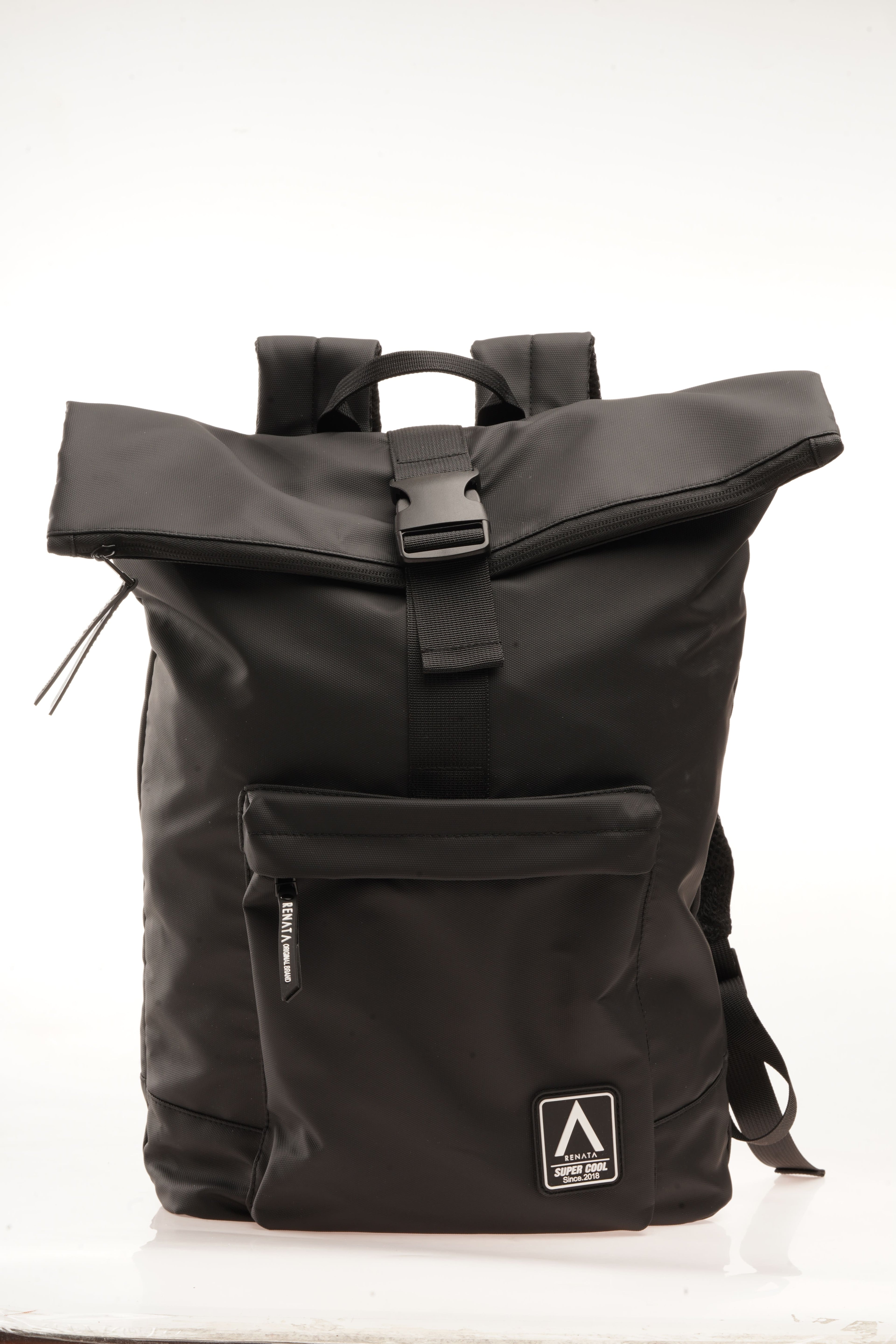 Mochila Renata Roll Top Black