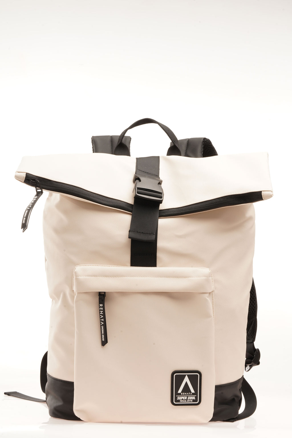 Mochila Renata Roll Top White Frente